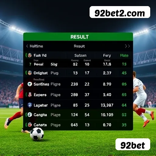 Histórico de apostas 92bet